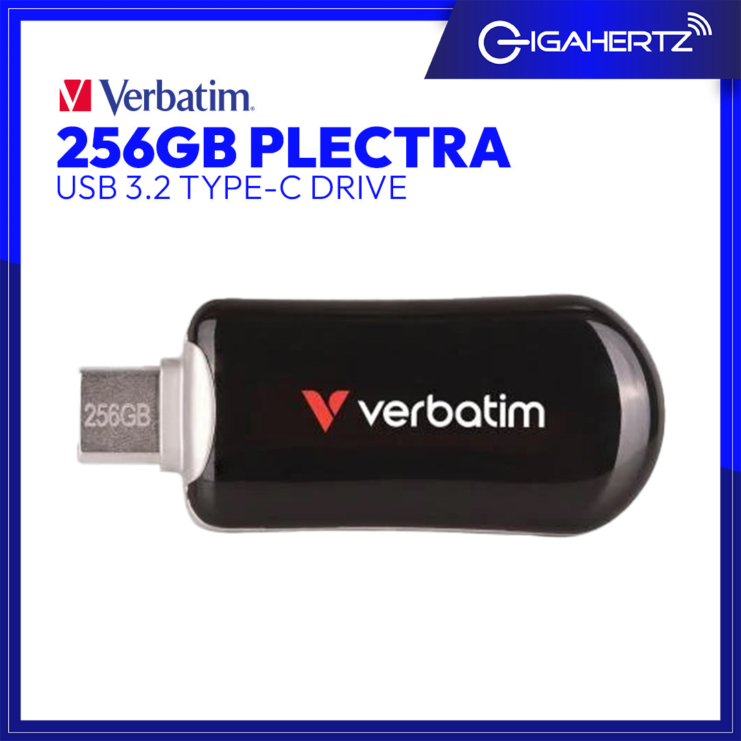 VERBATIM 256GB PLECTRA USB 3.2 TYPE-C DRIVE