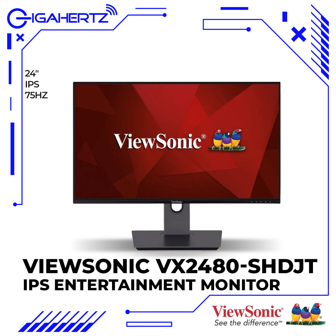 ViewSonic VX2480-SHDJ 24” IPS Entertainment Monitor