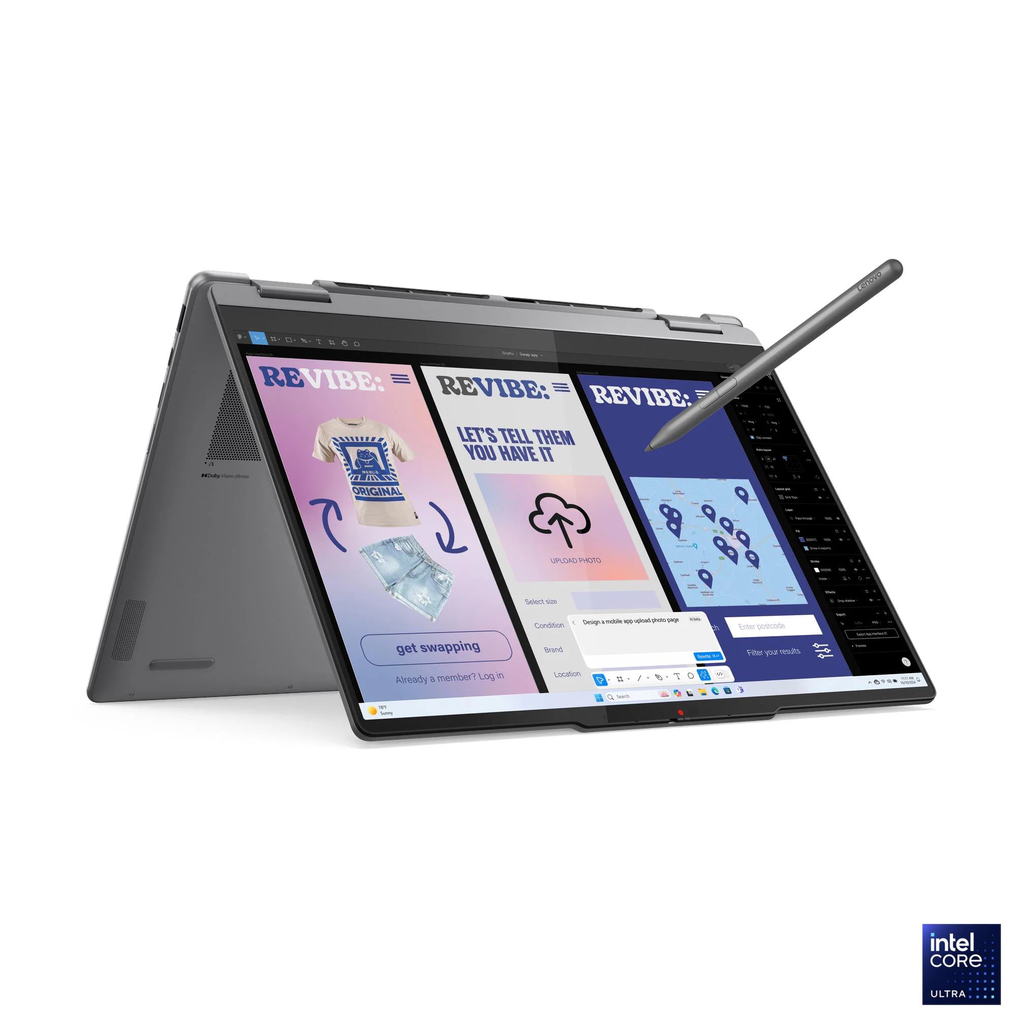 Lenovo Yoga 7 2-in-1 14ILL10 83JQ00DJPH Copilot+ Laptop Luna Grey | 14" WUXGA (1920x1200) OLED Touch | Core Ultra 5 | 16GB RAM | 1TB SSD | Intel Arc | Win11 Home