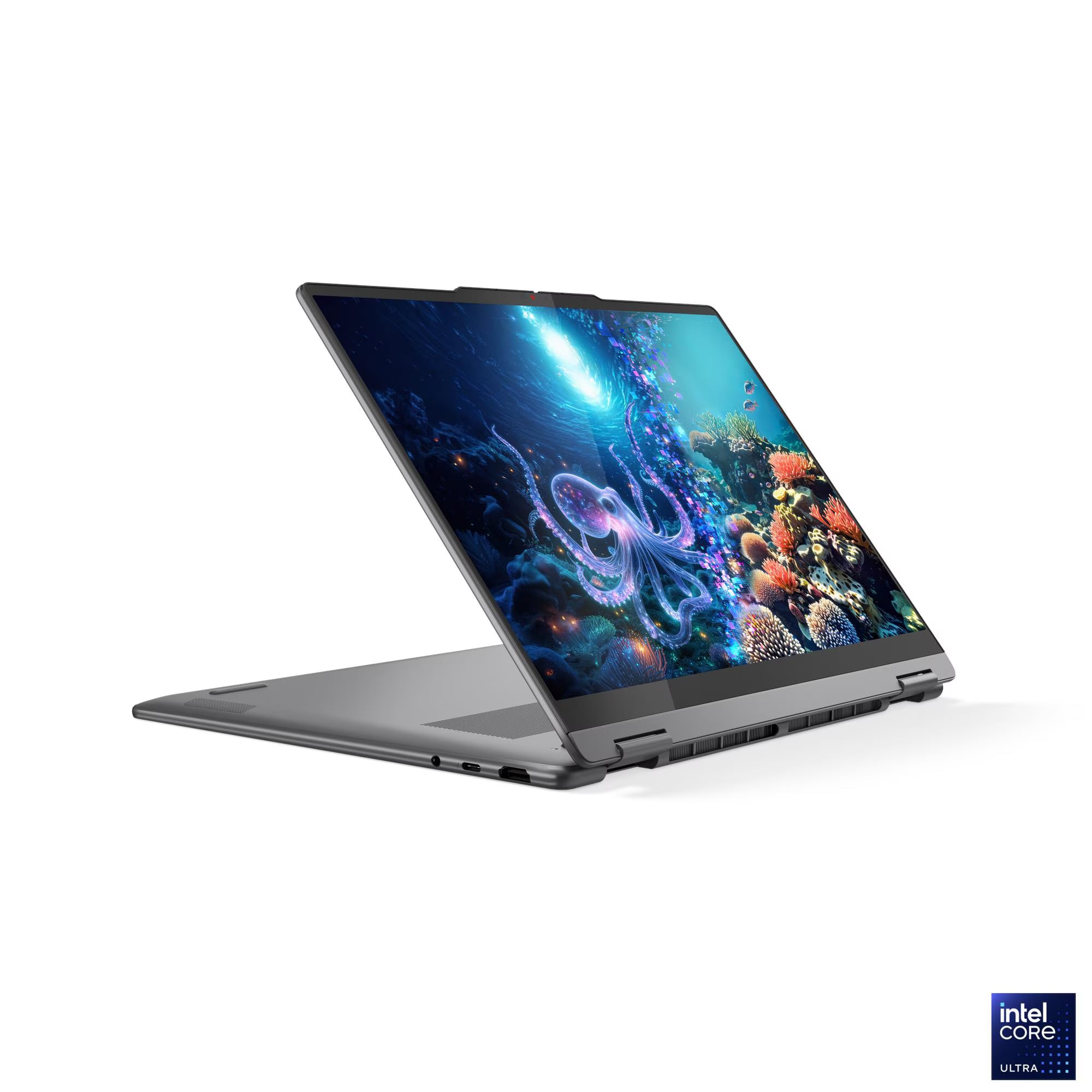 Lenovo Yoga 7 2-in-1 14ILL10 83JQ00DJPH Copilot+ Laptop Luna Grey | 14" WUXGA (1920x1200) OLED Touch | Core Ultra 5 | 16GB RAM | 1TB SSD | Intel Arc | Win11 Home