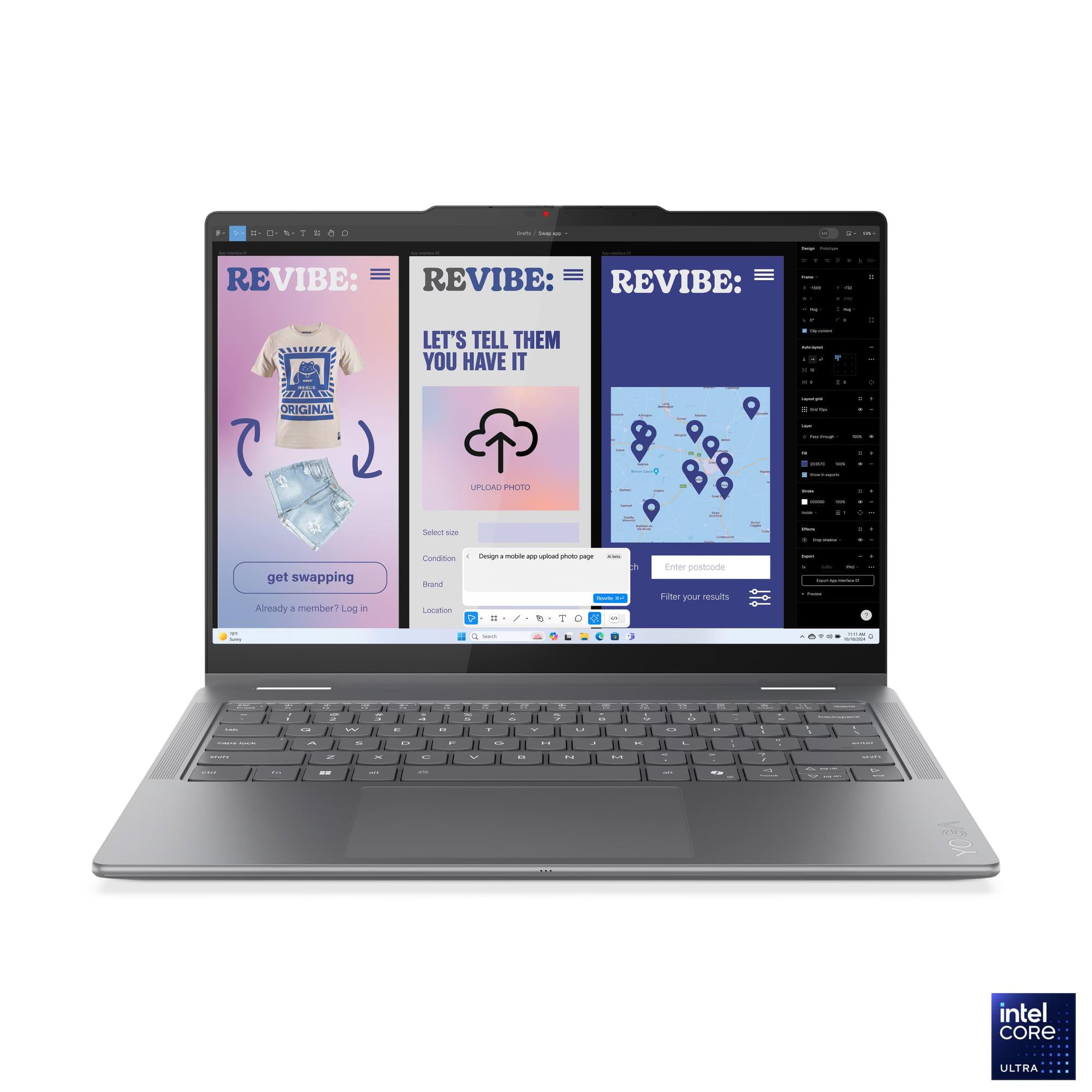 Lenovo Yoga 7 2-in-1 14ILL10 83JQ00DJPH Copilot+ Laptop Luna Grey | 14" WUXGA (1920x1200) OLED Touch | Core Ultra 5 | 16GB RAM | 1TB SSD | Intel Arc | Win11 Home