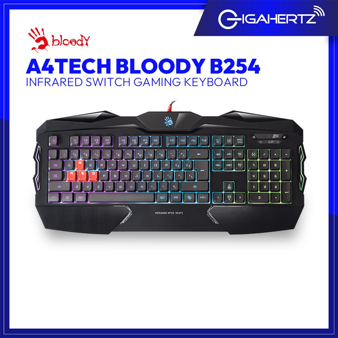A4Tech Bloody B254 Infrared Switch Gaming Keyboard | Gigahertz