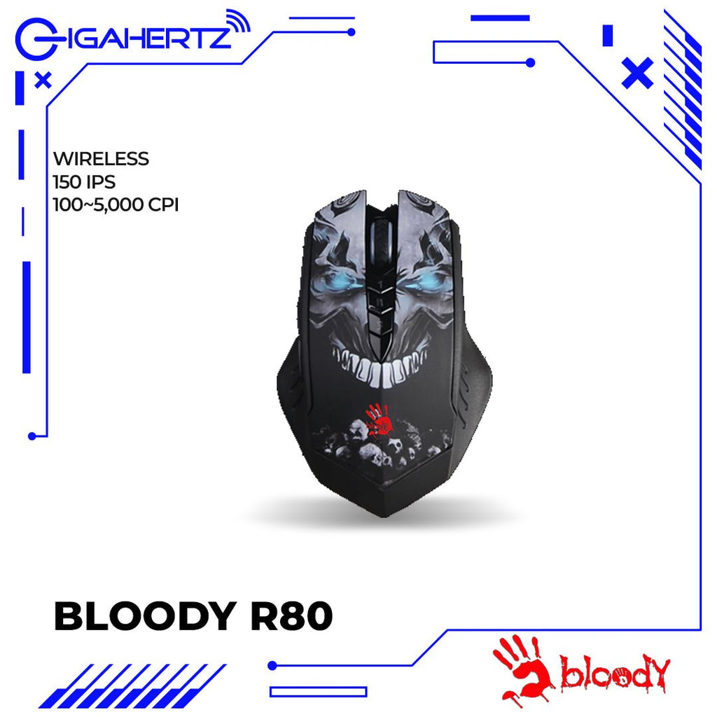 Bloody Mouse R8 A4Tech Bloody R80 Wireless Gaming Mouse | Gigahertz