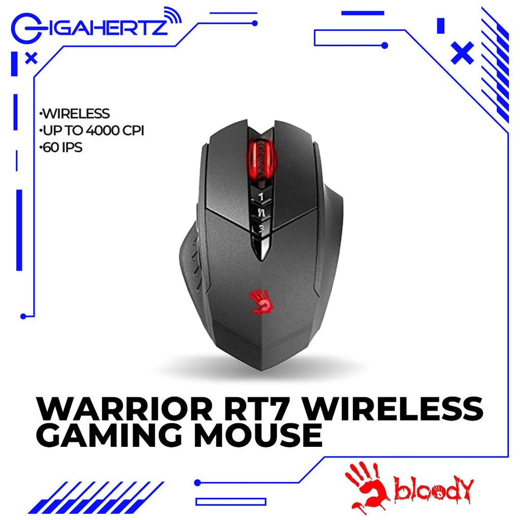 A4Tech Bloody Warrior RT7 Wireless Gaming Mouse | Gigahertz