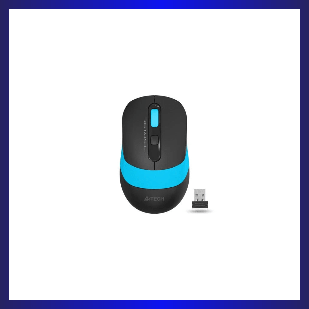 A4Tech FStyler FG10 Wireless Mouse (Blue) | GigaHertz
