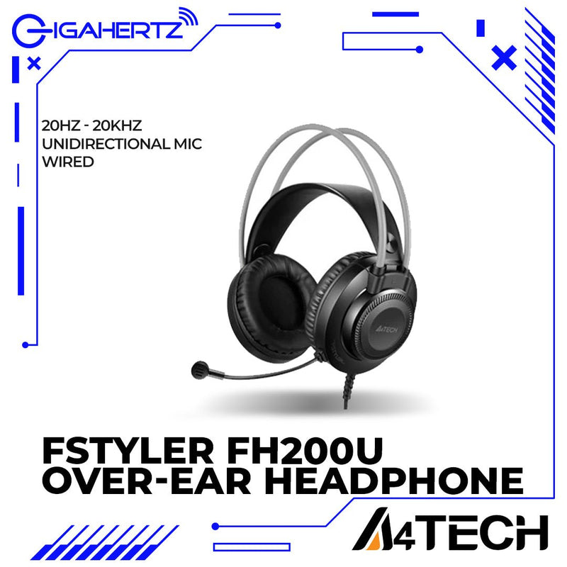 A4Tech FStyler FH200U Conference USB Over-Ear Headphone | Gigahertz