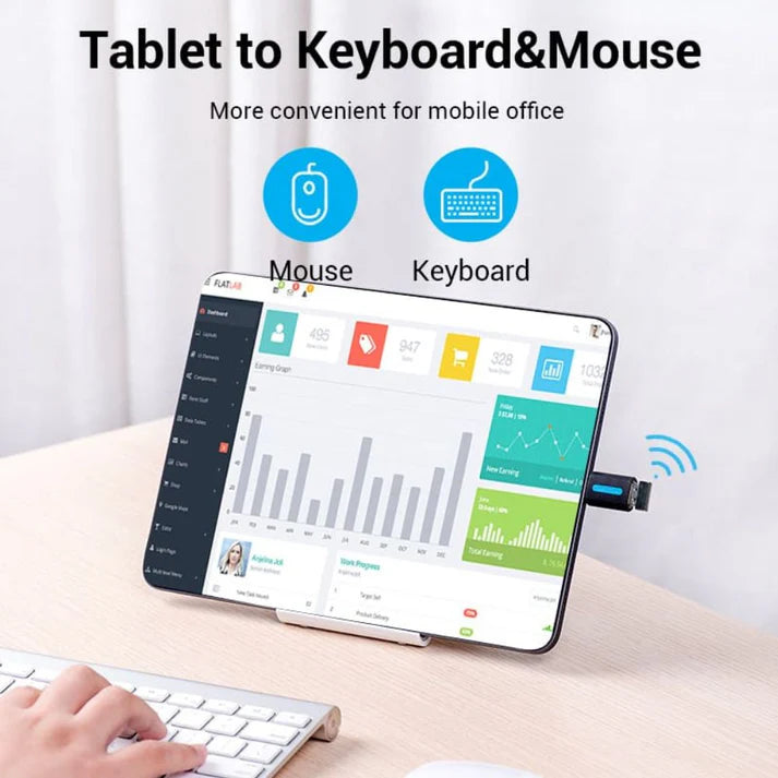 Vention USB-C Male to USB 2.0 Female OTG Adapter (480Mbps)