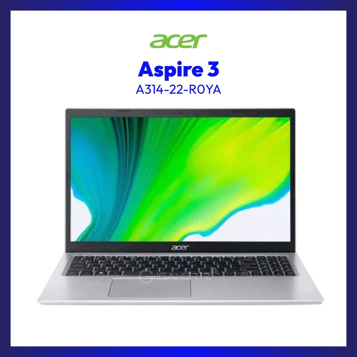 Acer Aspire 3 A314-22-R0YA | 14" HD | Ryzen 3 3250U | Radeon Graphics | 4GB RAM | 256GB SSD | WIN 10 | GigaHertz