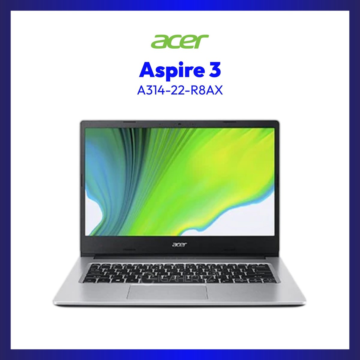 Acer Aspire 3 A314-22-R8AX | 14" FHD | Ryzen 5 3500U | Radeon Vega 8 | 4GB RAM | 1TB + 128GB SSD | WIN 10 | GigaHertz