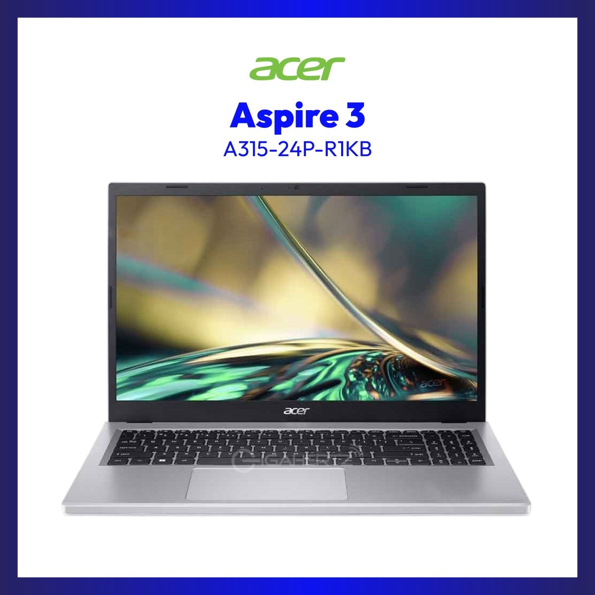 Acer Aspire 3 A315-24P-R1KB | 15.6" LCD | Ryzen 5 7520U | Radeon Graphics | 8GB RAM | 512GB SSD | WIN 11 | GigaHertz