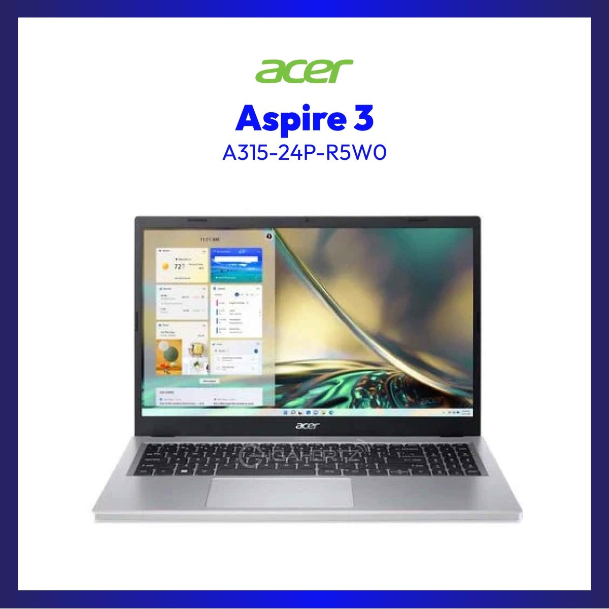 Acer Aspire 3 A315-24P-R5W0 | 15.6" FHD | Ryzen­ 5 7520U | Radeon Graphics | 8GB RAM | 512GB SSD | WIN 11 | GigaHertz