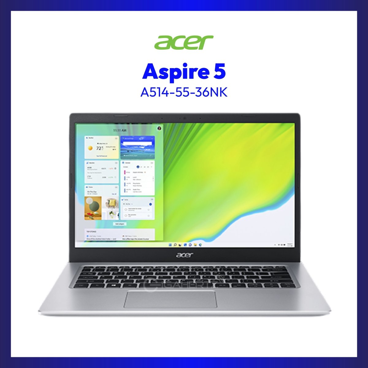 Acer Aspire 5 A514-55-36NK | 14" FHD | i3-1215U | UHD Graphics | 8GB RAM | 256GB SSD | WIN 11 | GigaHertz