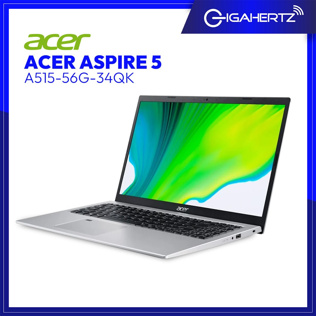 Acer Aspire 5 A515 - 56G - 34QK | 15.6" FHD | i3 - 1115G4 | GeForce MX350 | 8GB RAM | 512GB SSD | WIN 11 | Gigahertz
