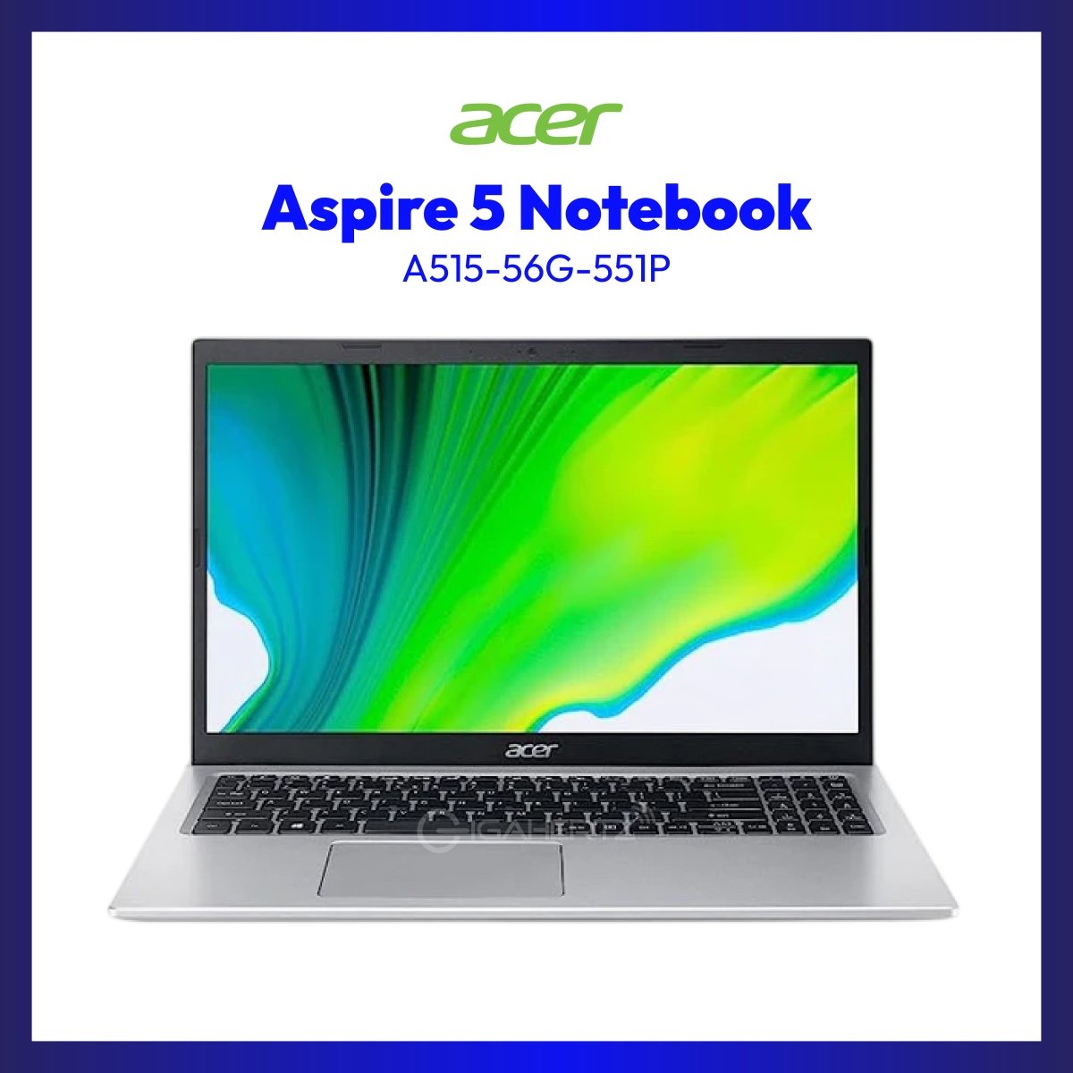 Acer Aspire 5 Notebook A515-56G-551P | 15.6" TFT | i5-1135G7 | GeForce MX330 | 8GB RAM | 1TB SSD | WIN 11 | GigaHertz