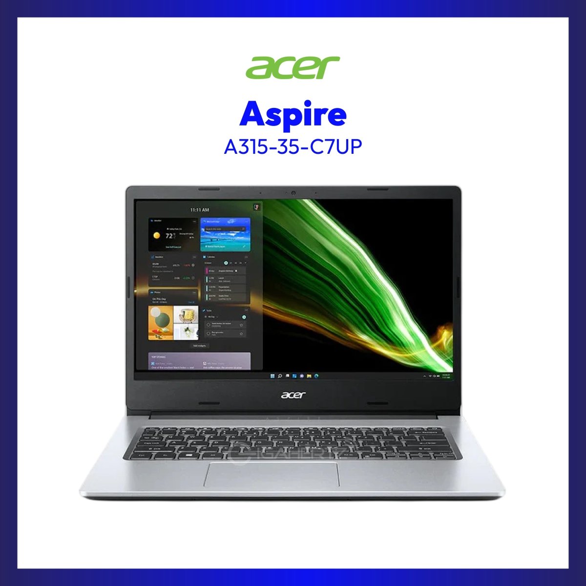 Acer Aspire A315-35-C7UP N4500 | 15.6" FHD | Intel® Celeron® N4500 | 4 GB RAM | 256 GB SSD | WIN 11 | GigaHertz
