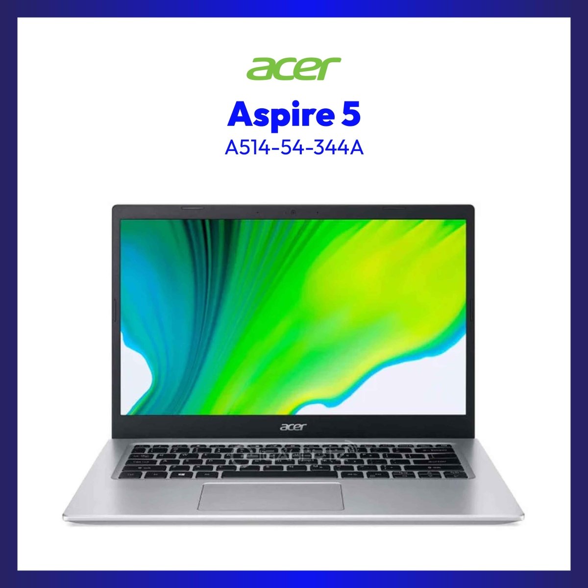 Acer Aspire A514-54-344A | 14" HD | i3-1115G4 | UHD Graphics | 8GB RAM | 512GB SSD | WIN 11 | GigaHertz