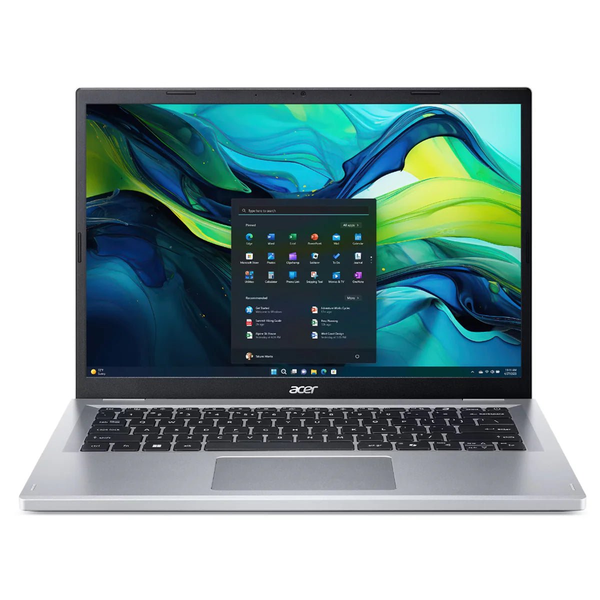 Acer Aspire Go AI AG14-71M-55Q4 Laptop | 14" IPS | Intel Core Ultra 5 115U | Intel Graphics | 8GB RAM | 512GB SSD | WIN 11sm GRAY | GigaHertz