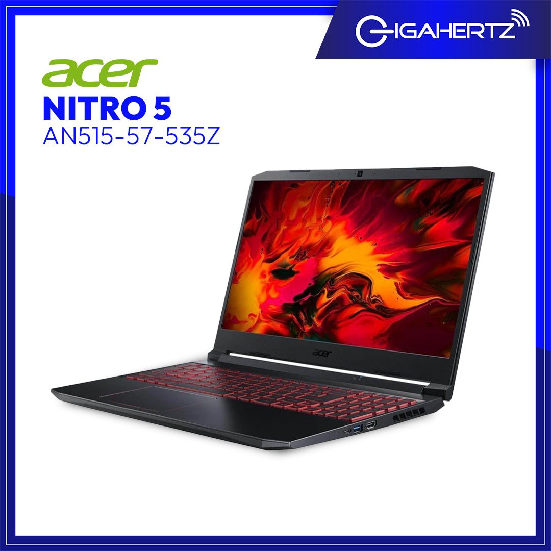 Acer Nitro 5 AN515 - 57 - 535Z | 15.6" FHD | i5 - 11400H | GeForce RTX 3060 | 8GB RAM | 512GB SSD | WIN 11 | Gigahertz