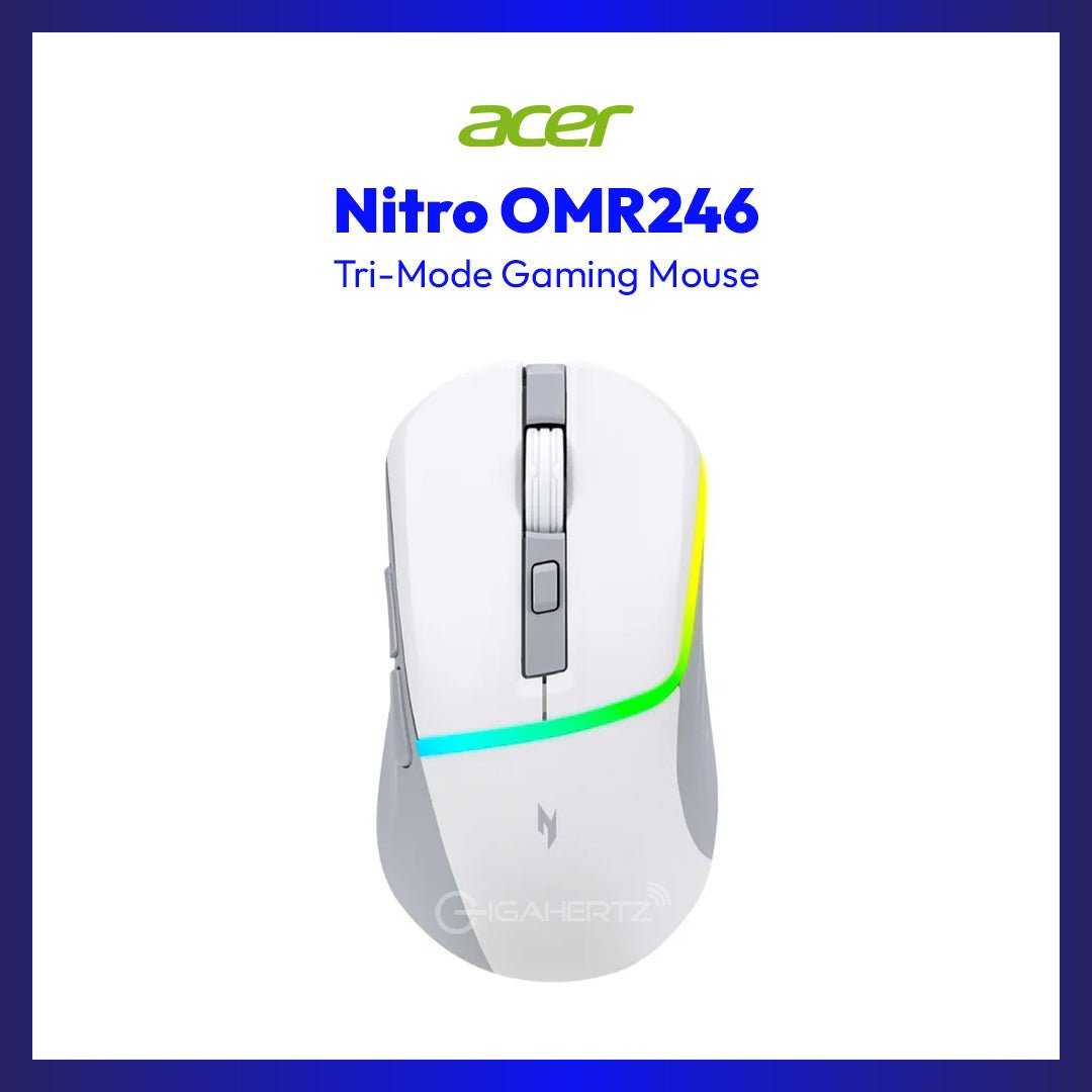Acer Nitro OMR246 WT Tri-Mode Gaming Mouse | GigaHertz