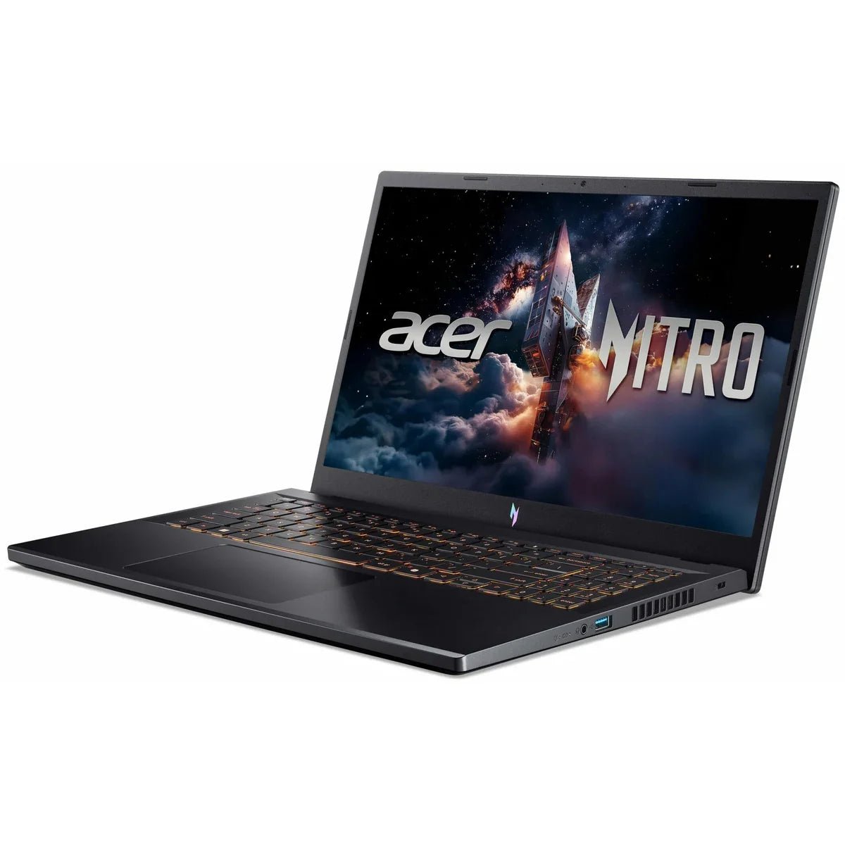 Acer Nitro V 15 ANV15-52-572T Gaming Laptop (Obsidian Black) | 15.6" FHD (1920x1080) 165Hz | Core i5-13420H | 16GB RAM | 512GB SSD | RTX 5050 | Windows 11 | GigaHertz