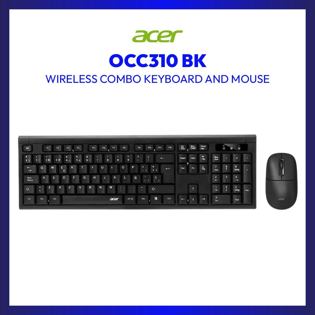 Acer OCC310 BK Wireless Combo Keyboard and Mouse | GigaHertz