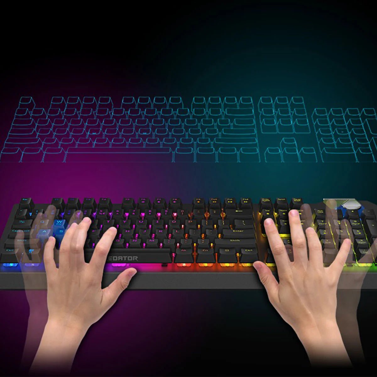 Acer Predator Aethon 700 Full RGB Backlit Mechanical Gaming Keyboard | GigaHertz