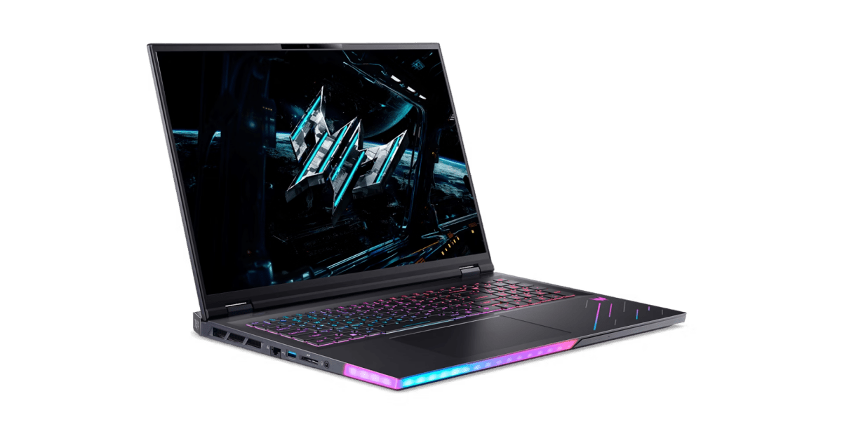 Acer Predator Helios 18 PH18-73-97X6 | 18" WQXGA | Intel® Core™ Ultra 9 275HX | GeForce RTX™ 5080 | 32GB RAM | 2TB SSD | WIN 11 | GigaHertz