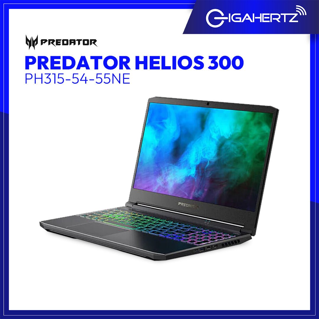 Acer Predator Helios 300 PH315 - 54 - 55NE | 15.6" QHD | i5 - 11400H | GeForce RTX 3060 | 16GB RAM | 512GB SSD | WIN 11 | Laptop Tiangge | Gigahertz