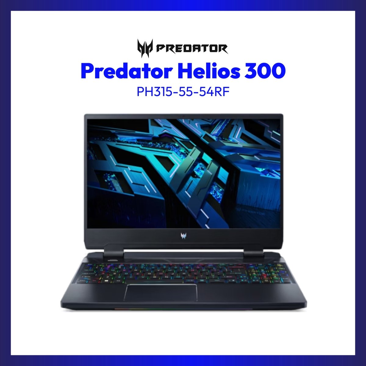 Acer Predator Helios 300 PH315-55-54RF Gaming Laptop | 15.6" FHD | i5-12500H | GeForce RTX 3060 | 8GB RAM | 512GB SSD | WIN 11 | Laptop Tiangge | GigaHertz