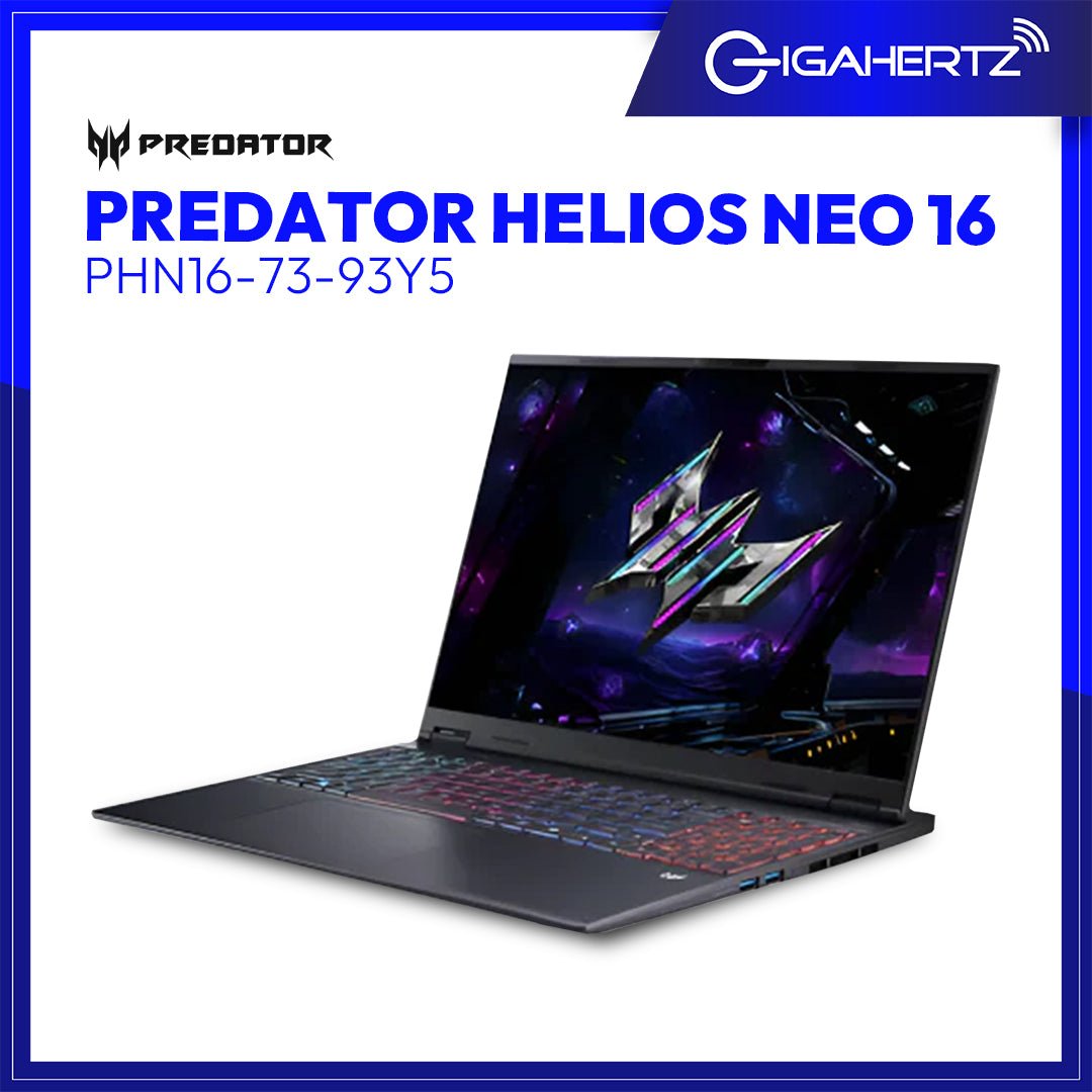 Acer Predator Helios Neo 16 PHN16-73-93Y5 - 16in WQXGA 240Hz, Core Ultra 9 275HX | 32GB RAM | 1TB SSD | RTX 5070Ti 12GB 140W | GigaHertz