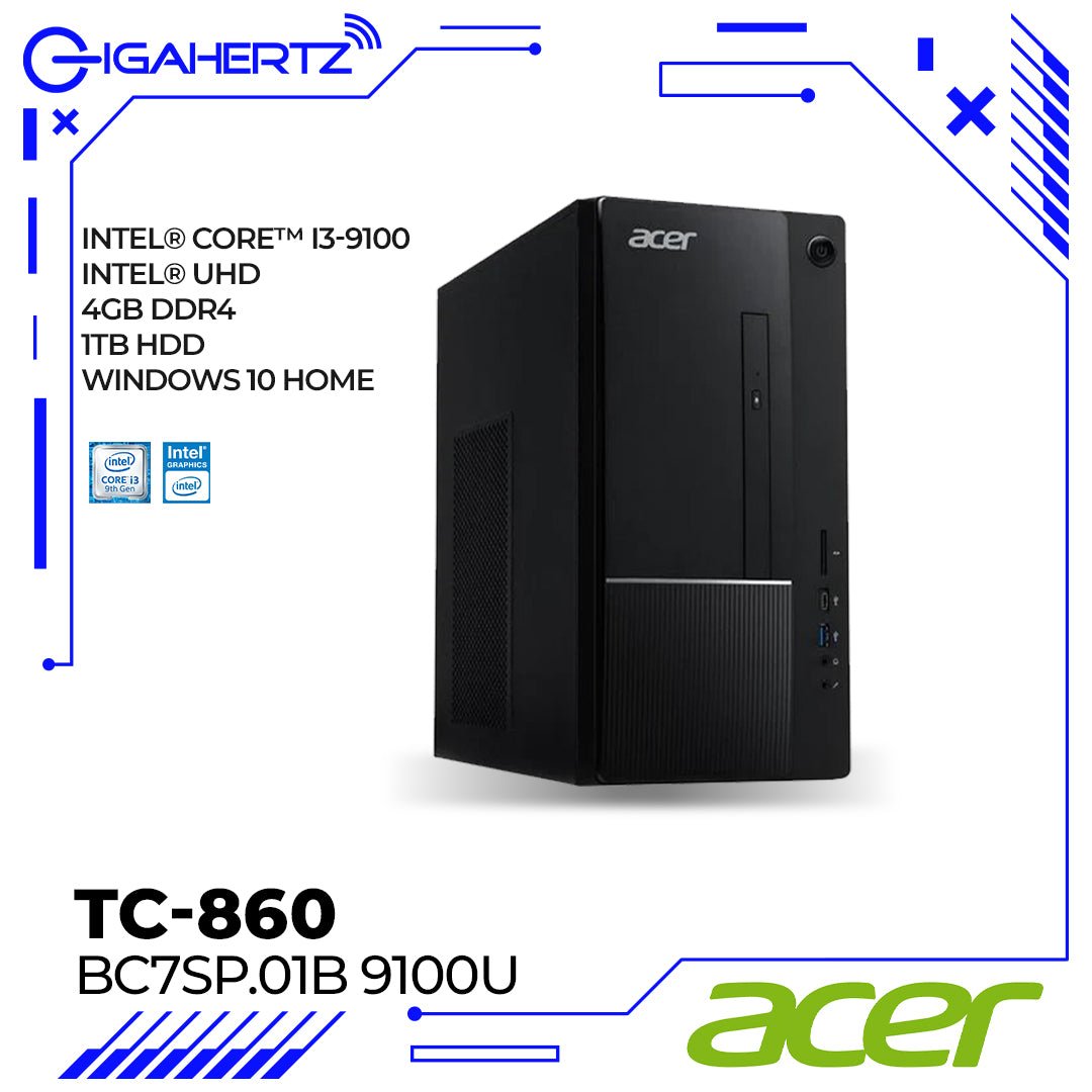 Acer TC - 860 BC7SP.01B 9100U | GigaHertz
