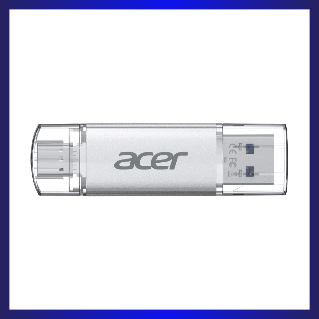 Acer UT300 64GB Dual Port USB 3.2 Flash Drive | GigaHertz