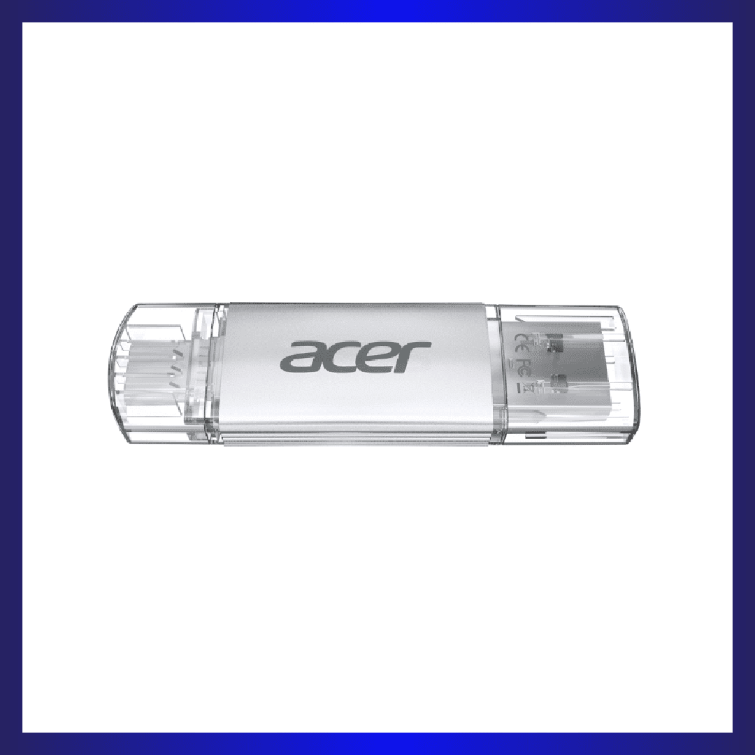 Acer UT300 64GB Dual Port USB 3.2 Flash Drive | GigaHertz