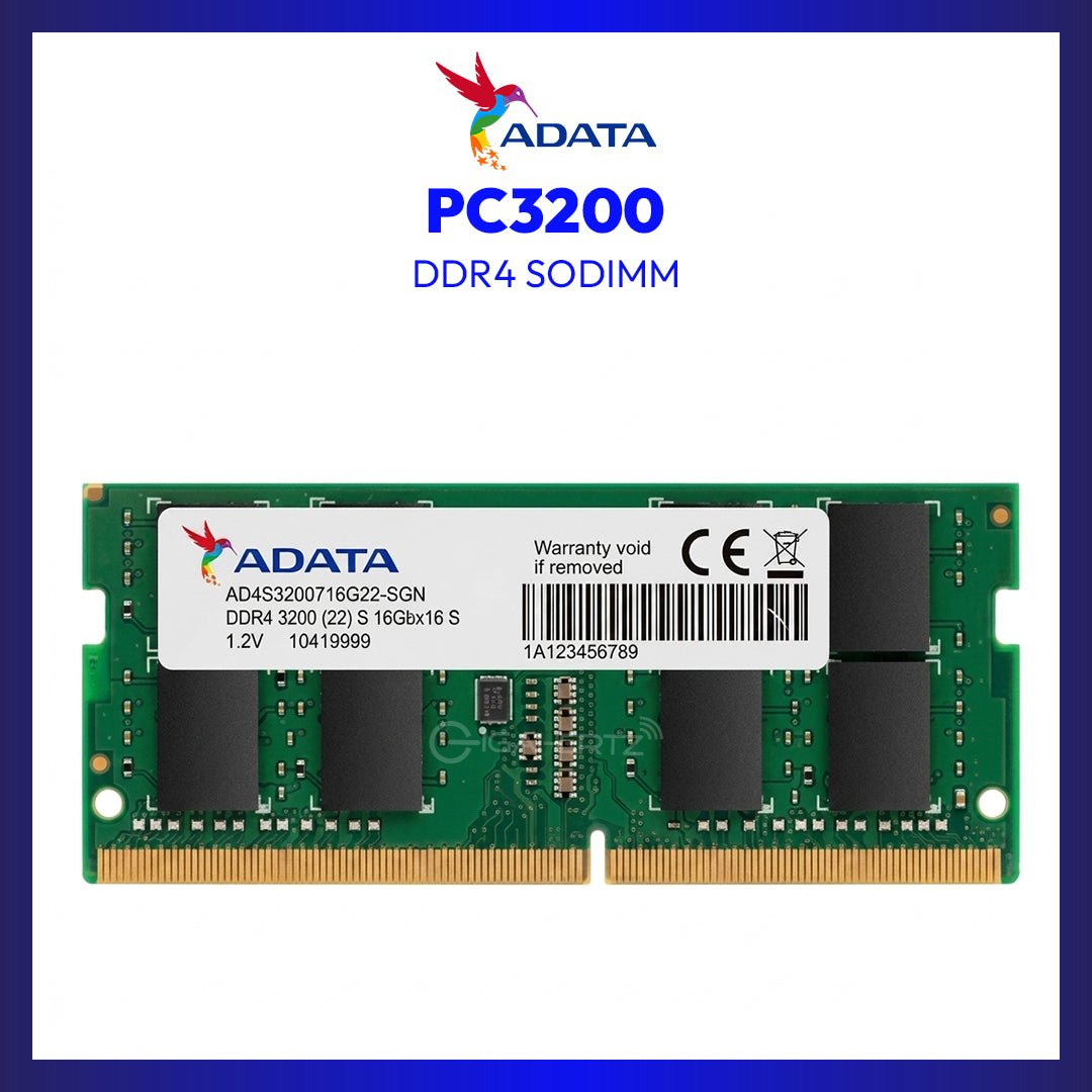 ADATA 32GB DDR4 3200 SODIMM Memory | GigaHertz