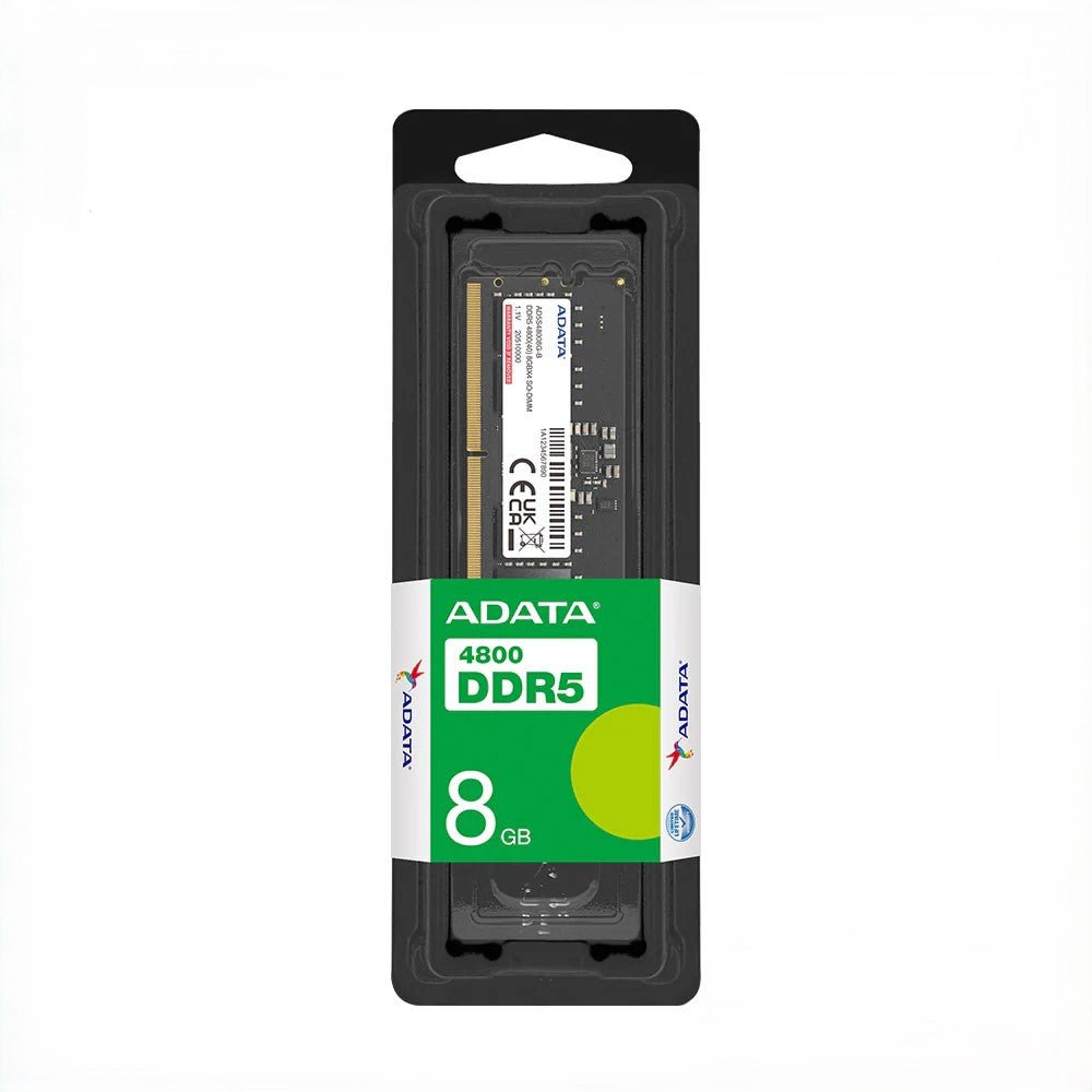 ADATA 8GB DDR5 PC4800MHz (AD5S48008G-S) SODIMM Memory | GigaHertz