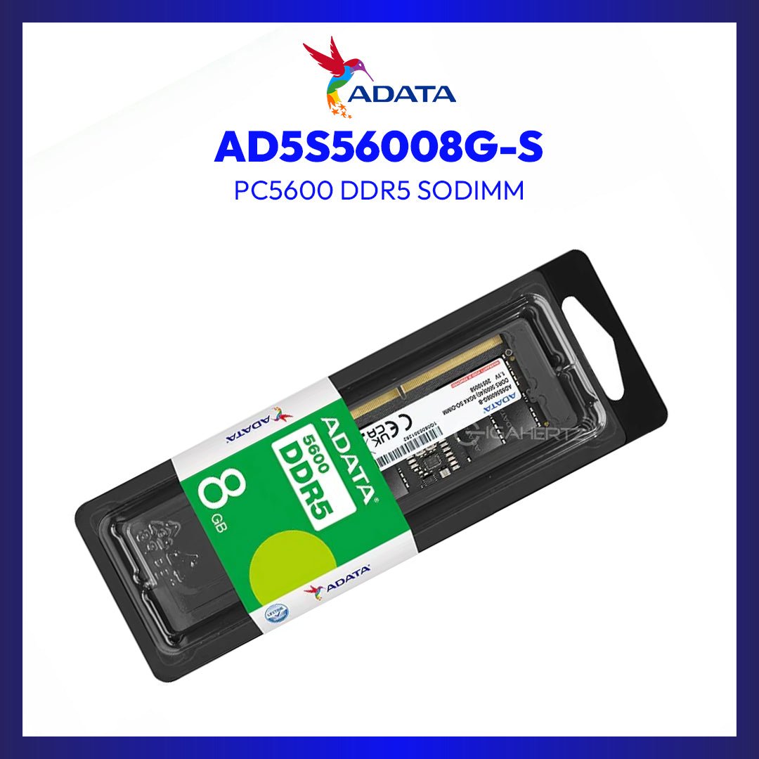 ADATA 8GB DDR5 PC5600MHz (ADT AD5S56008G-S/8GB) SODIMM Memory | GigaHertz