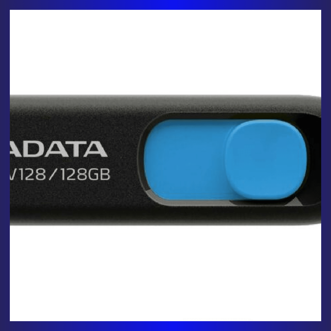 ADATA DashDrive UV128 128GB USB 3.2 Flash Drive (Blue) | GigaHertz