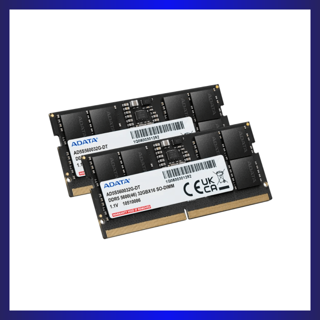 ADATA Premier DDR5 5600 SO-DIMM 32GB Memory Module (AD-AD5S560032G-S) | 5600MHz | CL46 | 1.1V | GigaHertz