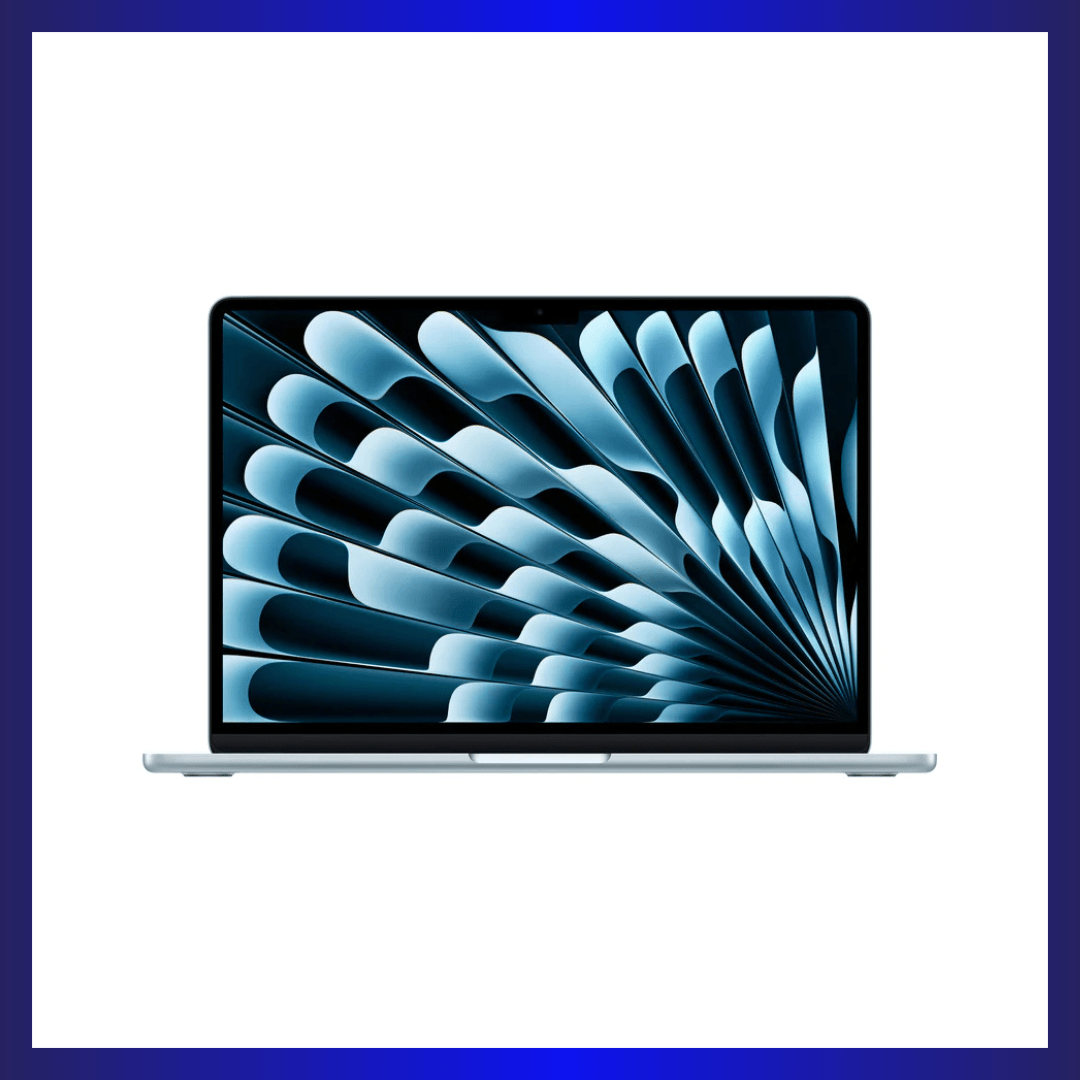 Apple MacBook Air 13-inch (MDHJ4PP/A) | Apple M5 Chip | 10-Core CPU | 10-Core GPU | 16GB Unified Memory | 1TB SSD | 13.6" Liquid Retina Display | Sky Blue | macOS | GigaHertz