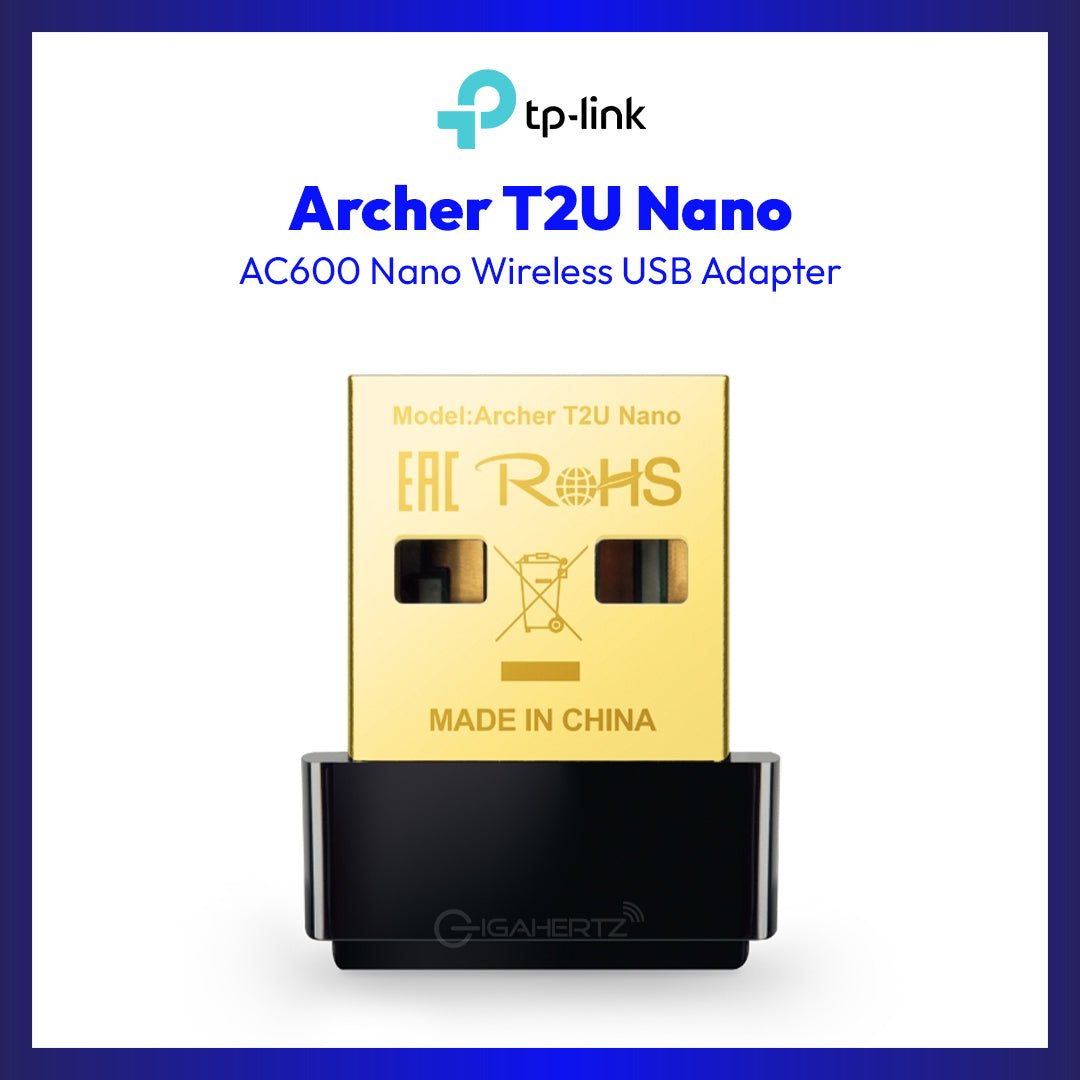 Archer T2U Nano AC600 Nano Wireless USB Adapter | GigaHertz