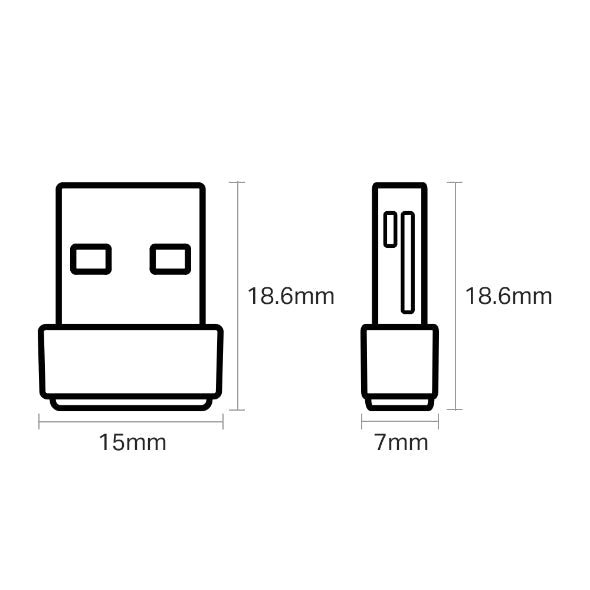 Archer T2U Nano AC600 Nano Wireless USB Adapter | GigaHertz