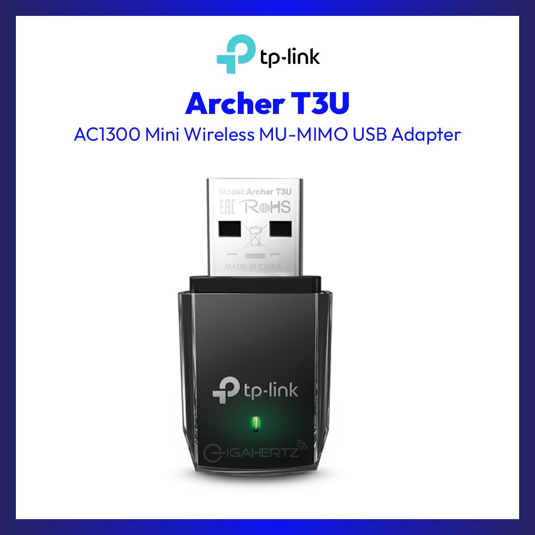 Archer T3U AC1300 Mini Wireless MU-MIMO USB Adapter | GigaHertz