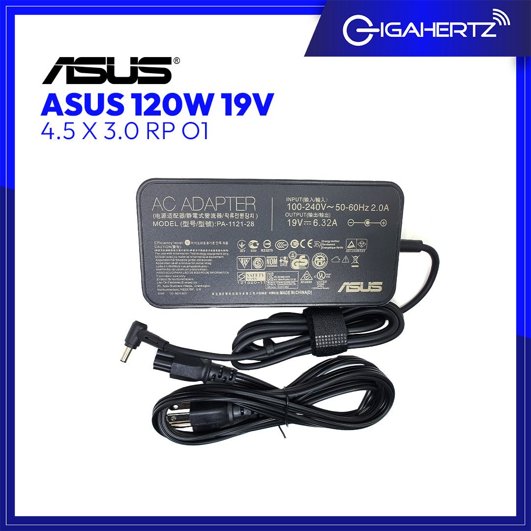 Asus 120W 19V 4.5 X 3.0 RP O1 | Gigahertz