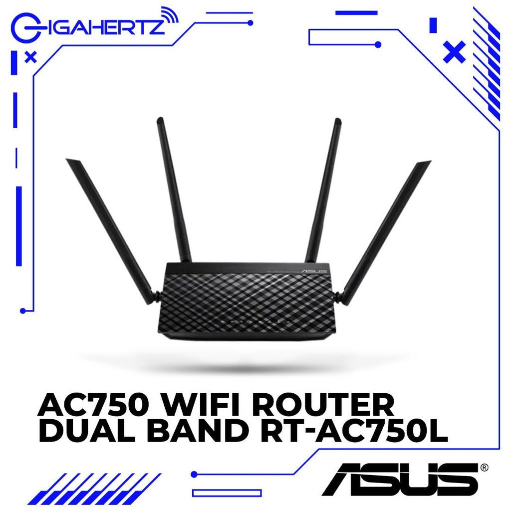 Asus AC750 Wifi Router Dual Band RT-AC750L | Gigahertz