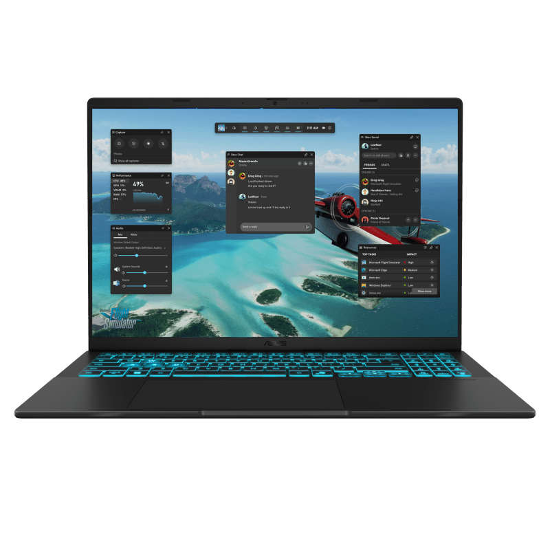 ASUS Gaming V16 V3607VU - RP076W | 16" WUXGA | Intel® Core™5 210H | RTX™ 4050 | 8 GB RAM | 512 GB SSD | WIN 11 | GigaHertz