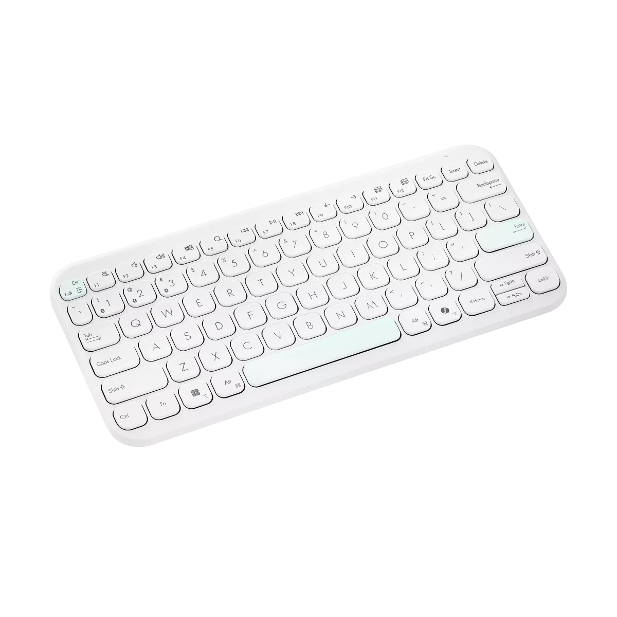 Asus Marshmallow KW100 Wireless Keyboard (Oat Milk) | GigaHertz