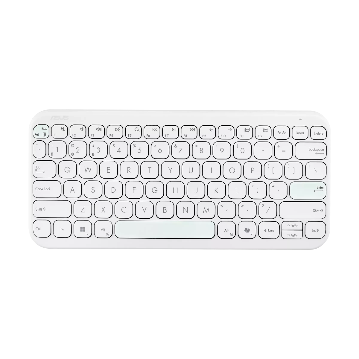 Asus Marshmallow KW100 Wireless Keyboard (Oat Milk) | GigaHertz