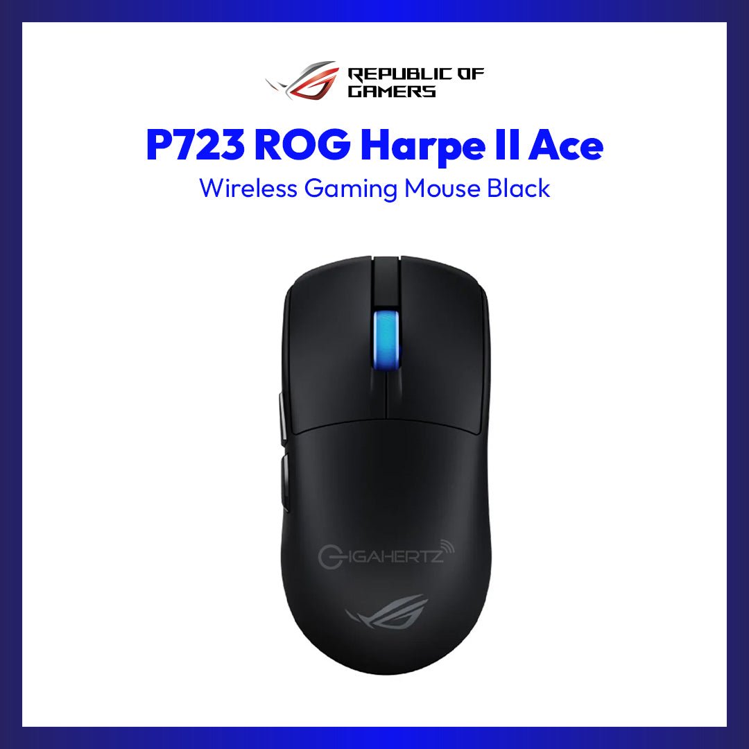 Asus P723 ROG Harpe II Ace Wireless Gaming Mouse (Black) | GigaHertz