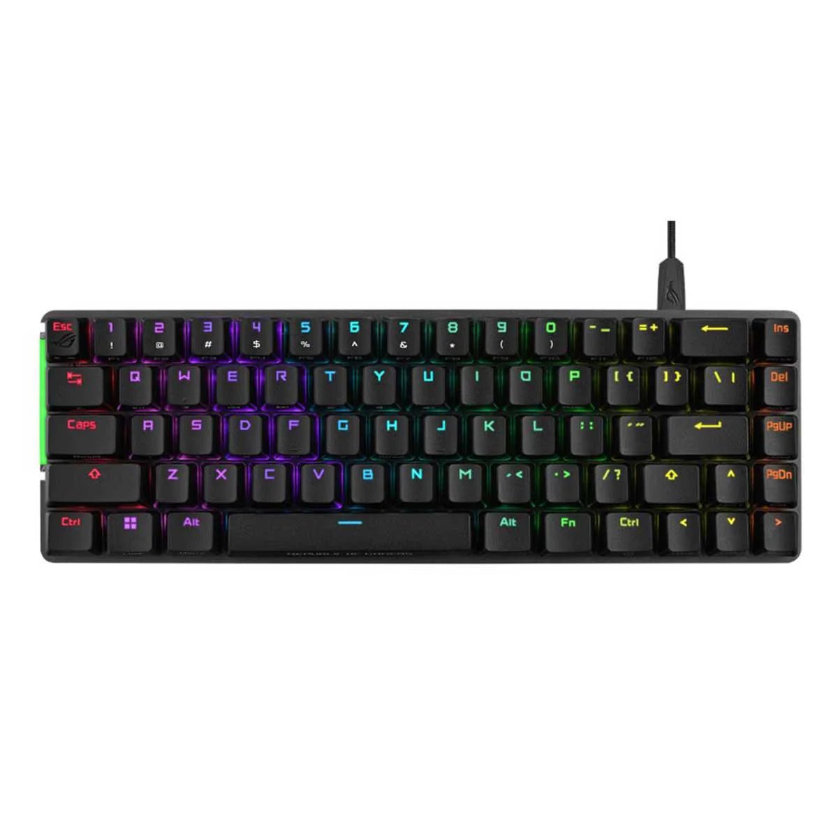 Asus ROG Falchion Ace M602 65% RGB Compact Gaming Mechanical Keyboard (ROG NX Red Switch Linear & Swift) (Black) | GigaHertz
