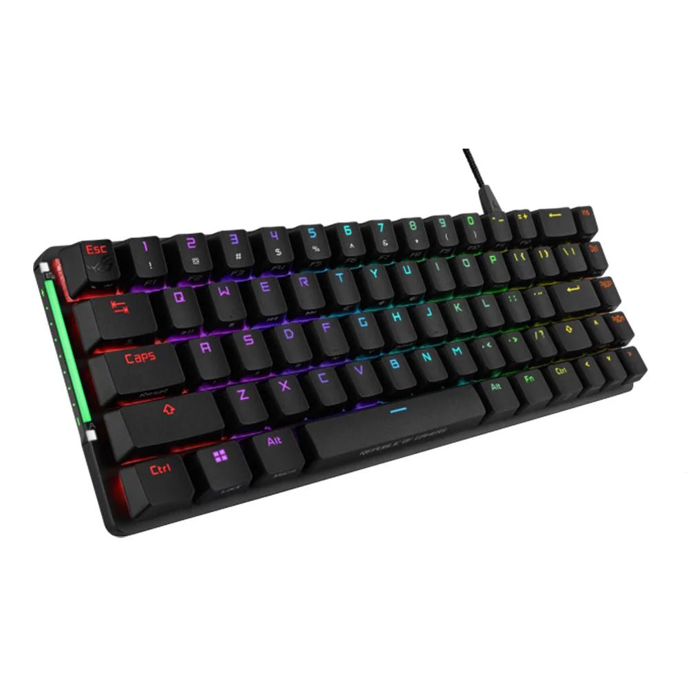Asus ROG Falchion Ace M602 65% RGB Compact Gaming Mechanical Keyboard (ROG NX Red Switch Linear & Swift) (Black) | GigaHertz